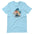 Namaste Yoga Meditation TShirt - Watercolor Clouds - Ocean Blue Color