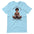 Can't Hear You I'm Meditating Tshirt - Ocean Blue Color