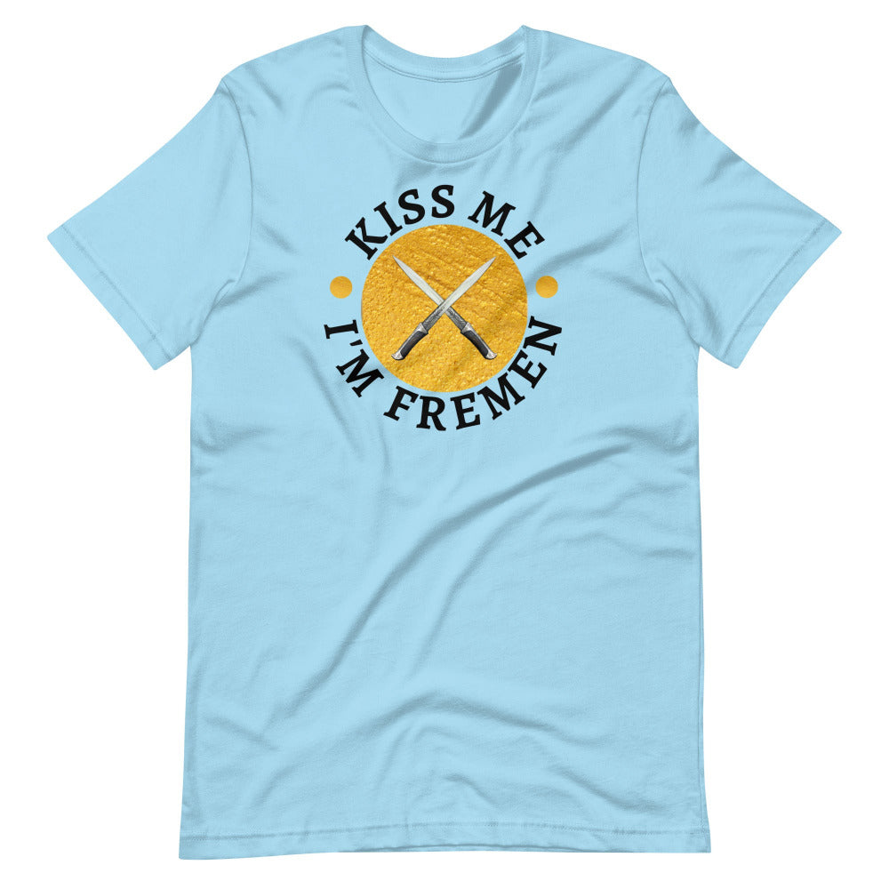Dune Kiss Me Im Fremen TShirt - Ocean Blue Color - https://ascensionemporium.net