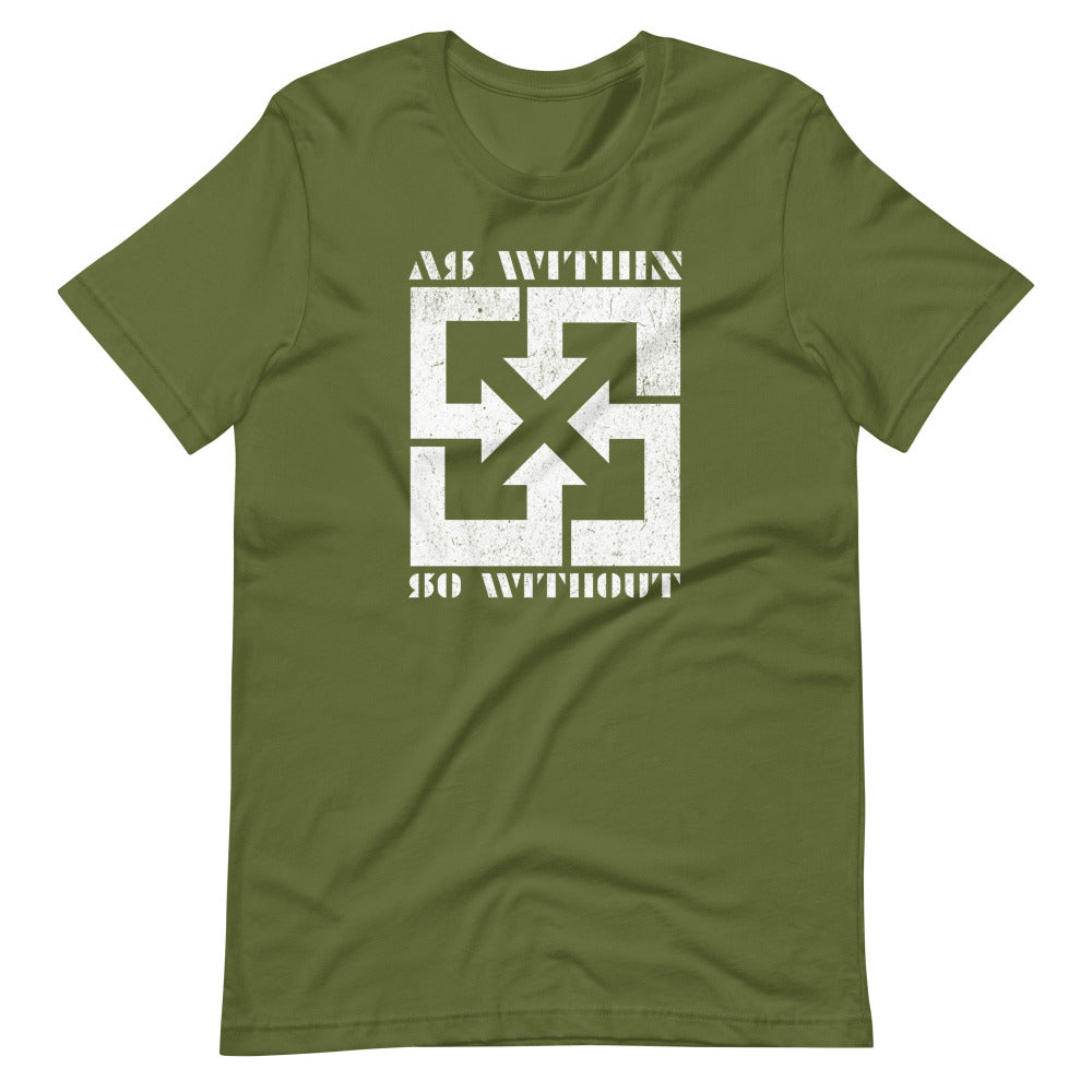 As Within So Without T-Shirt — Olive Green Color — https://ascensionemporium.net