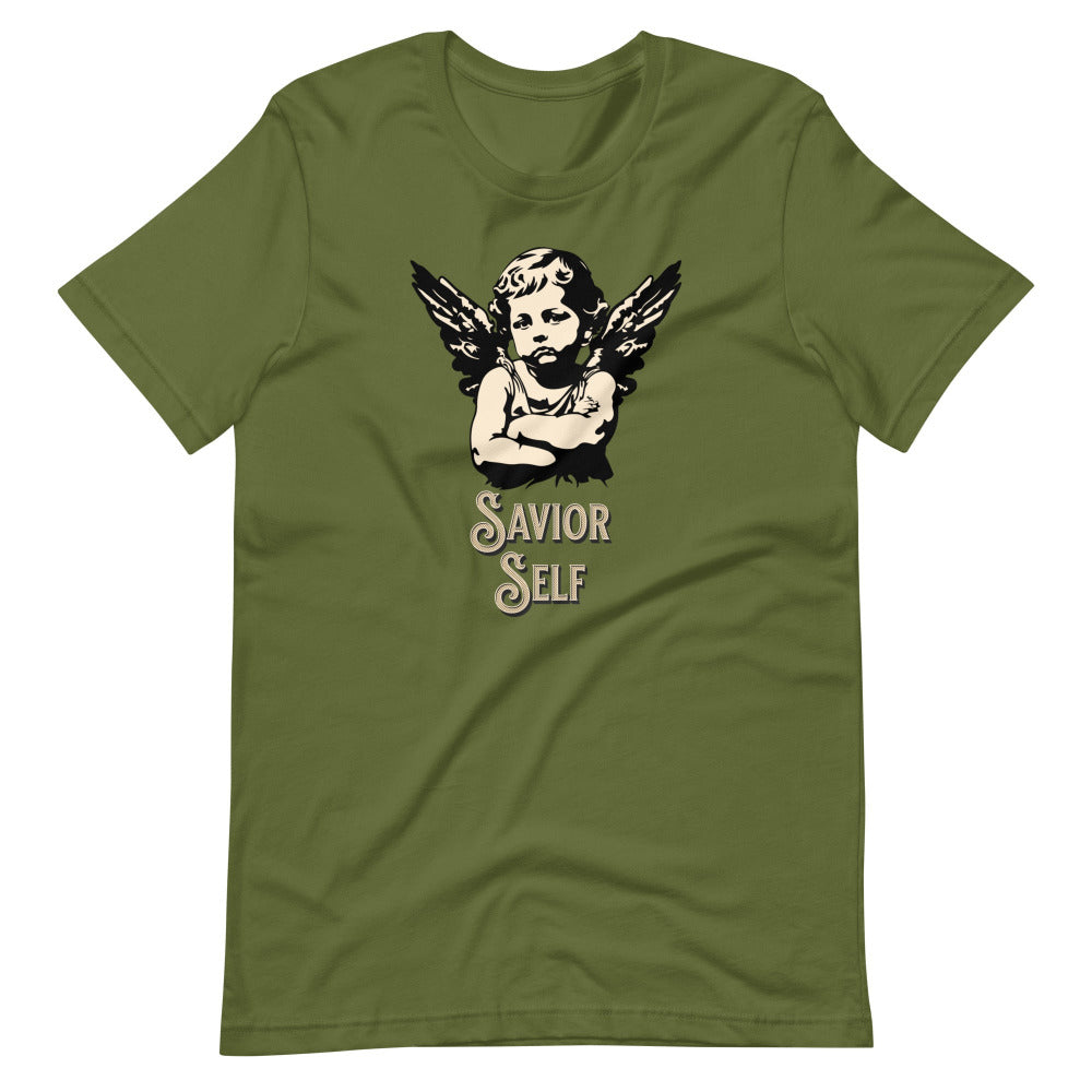 Savior Self TShirt - Olive Green Color - https://ascensionemporium.net