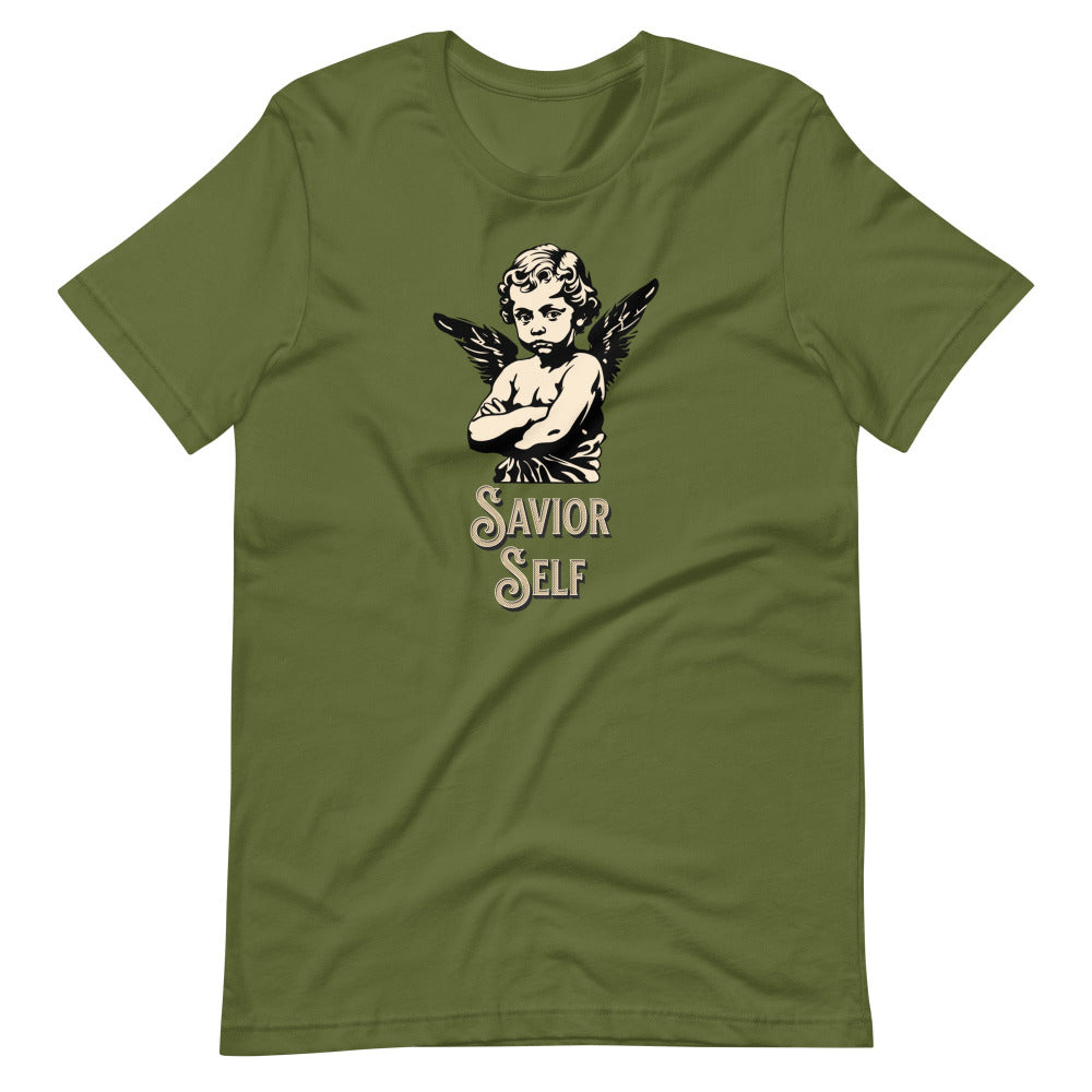 Savior Self TShirt - Olive Green Color - https://ascensionemporium.net