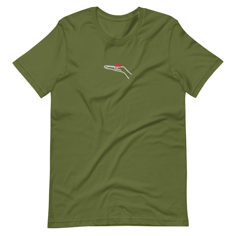 The Truth Embroidered TShirt - Olive Color - https://ascensionemporium.net
