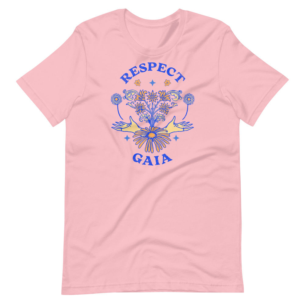 Respect Gaia TShirt - Pink Color