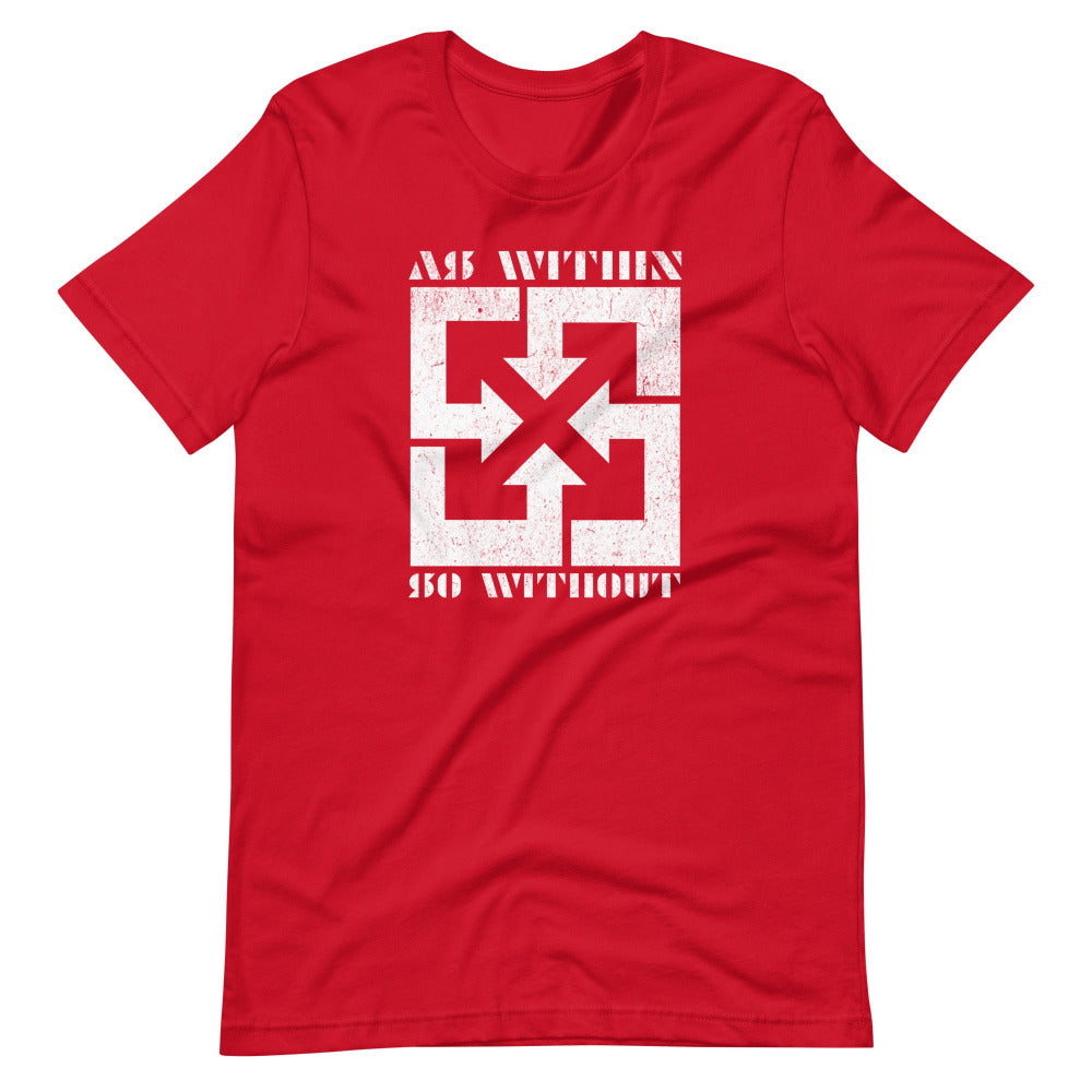 As Within So Without T-Shirt — Red Color — https://ascensionemporium.net