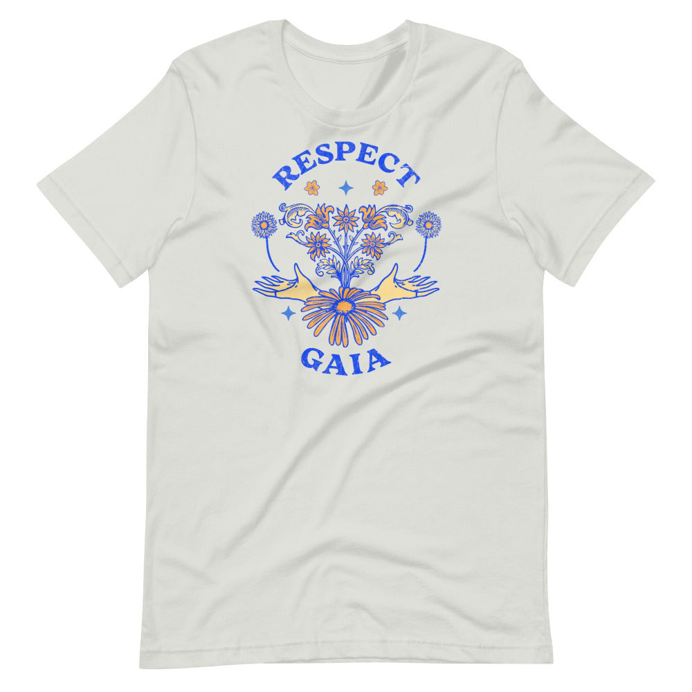 Respect Gaia TShirt - Silver Color