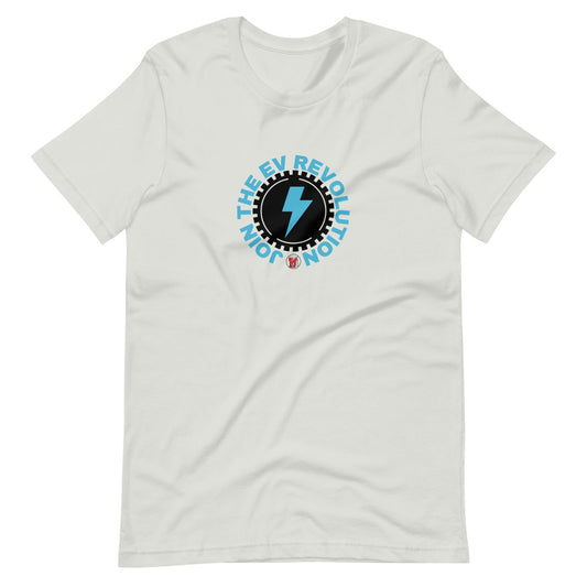 Join The EV Revolution TShirt - Silver Color - https://ascensionemporium.net