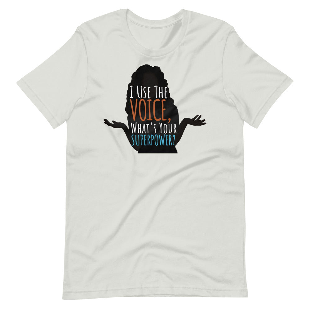 Dune I Use The Voice What's Your Superpower TShirt - Silver Color - https://ascensionemporium.net