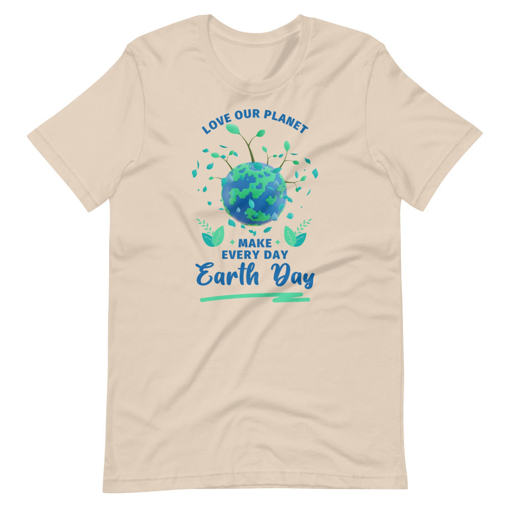 Make Every Day Earth Day TShirt - Soft Cream Color - https://ascensionemporium.net