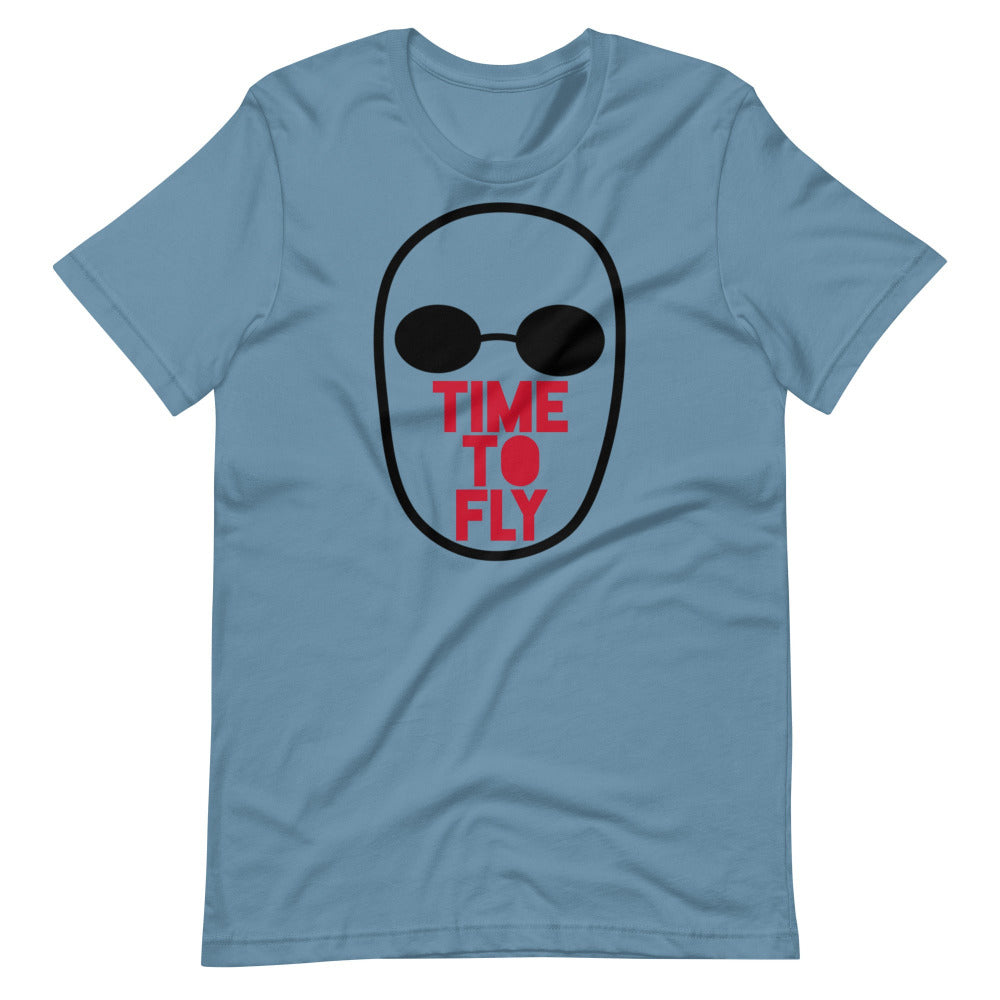 The Matrix Time To Fly TShirt - Steel Blue Color -  https://ascensionemporium.net