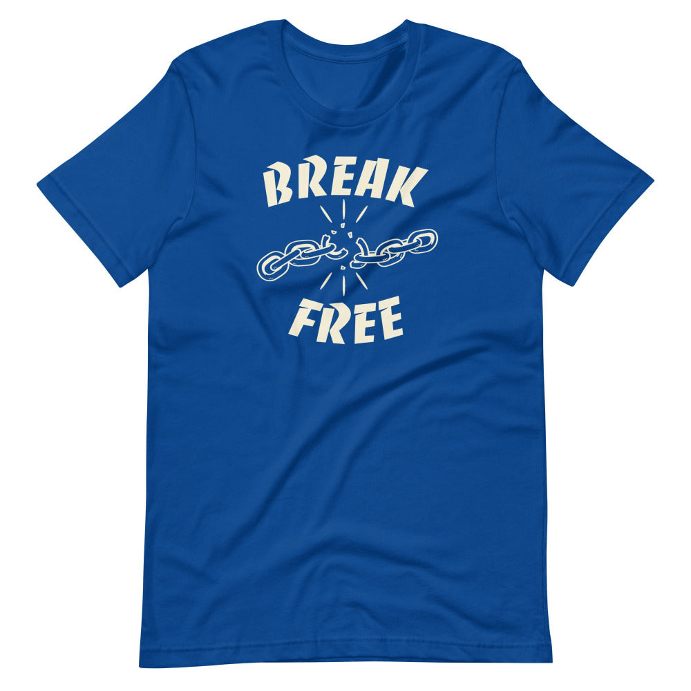 Break Free TShirt - True Royal Color - https://ascensionemporium.net