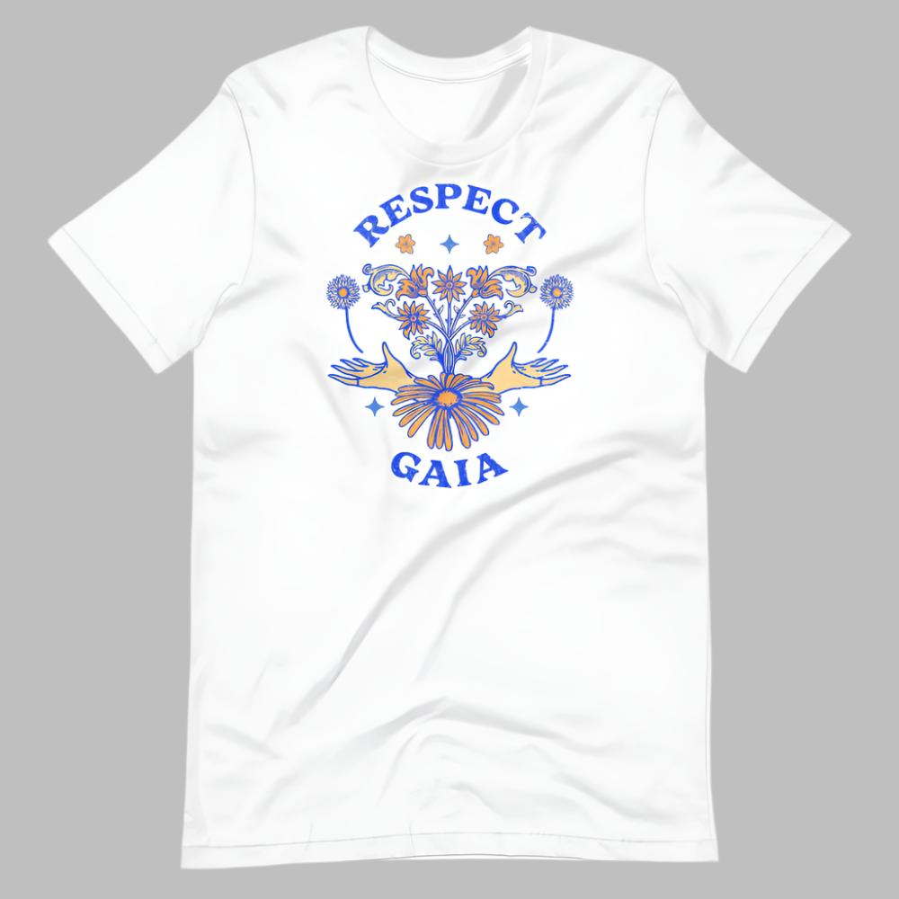 Respect Gaia TShirt - White Color