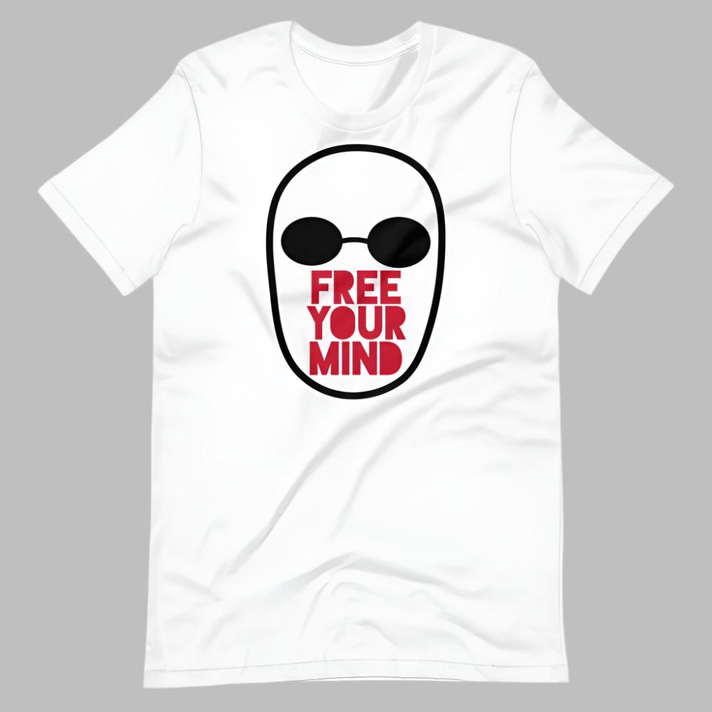 The Matrix Free Your Mind TShirt - White Color - https://ascensionemporium.net