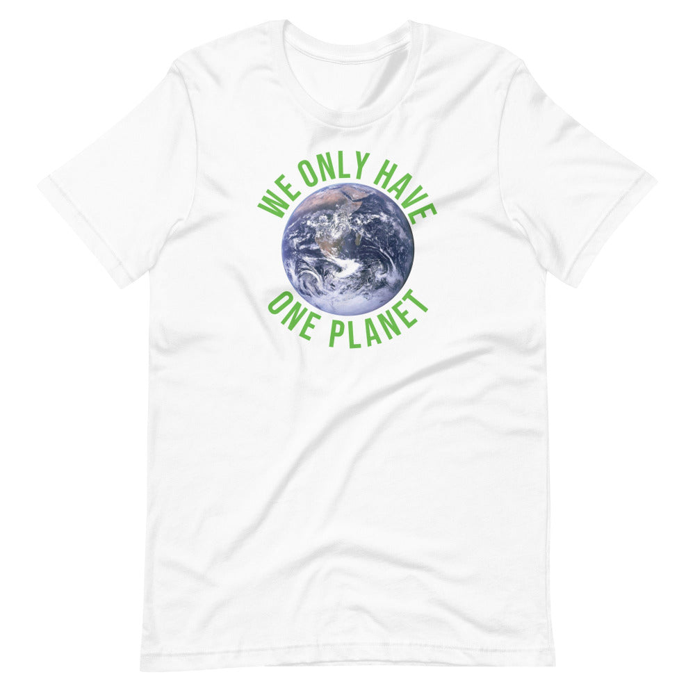 We Only Have One Planet TShirt - White Color - https://ascensionemporium.net