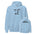 We Don't Believe You Embroidered Hoodie - Light Blue Color - https://ascensionemporium.net