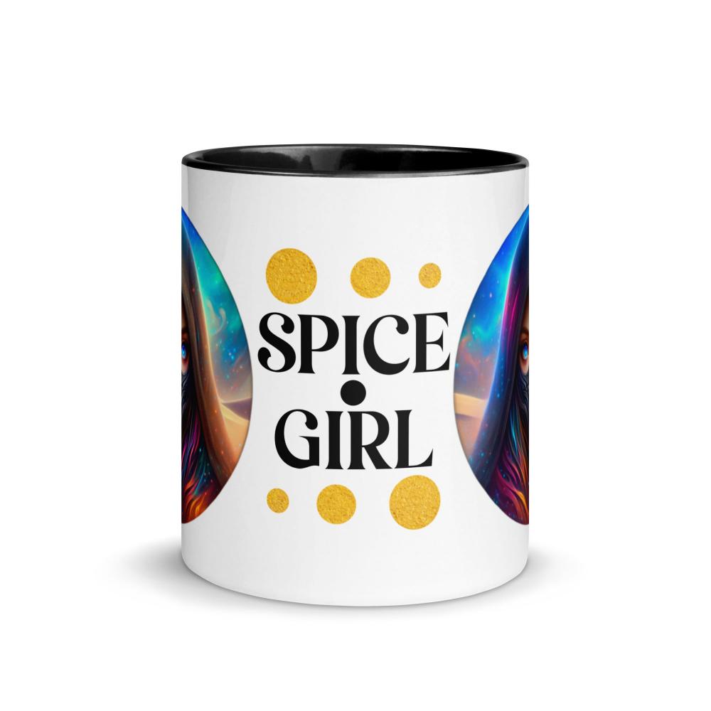 Spice Girl 11 oz Ceramic Mug - Black Color - https://ascensionemporium.net