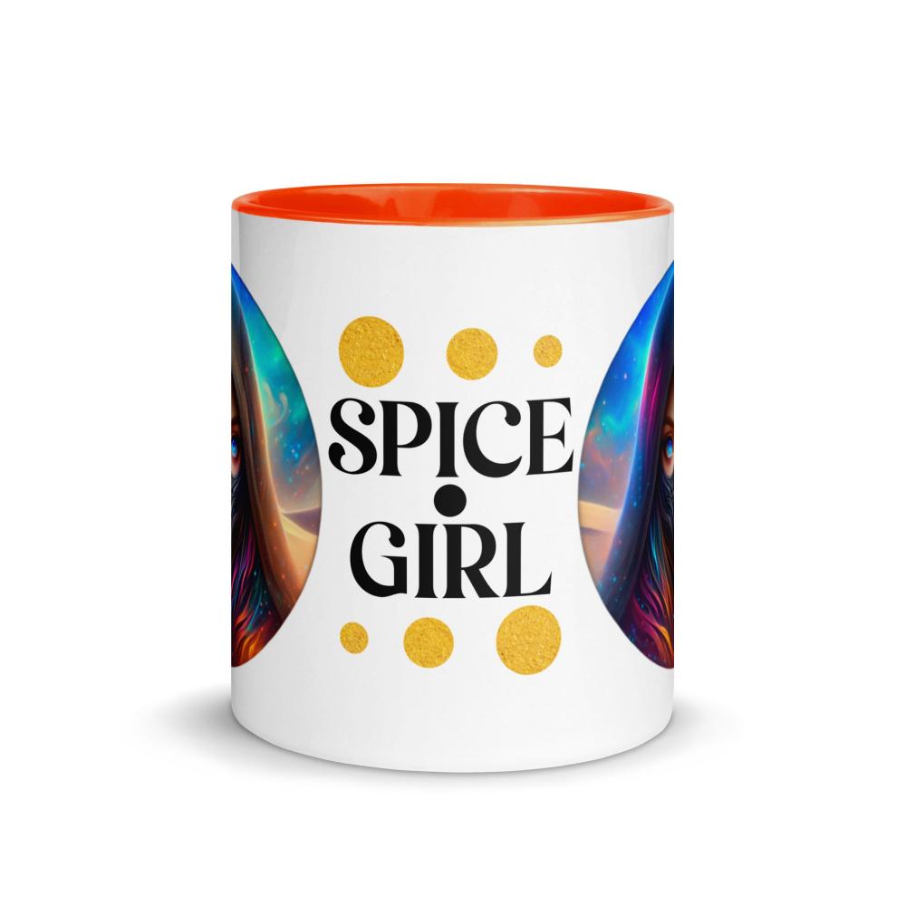 Spice Girl 11 oz Ceramic Mug - Orange Color - https://ascensionemporium.net