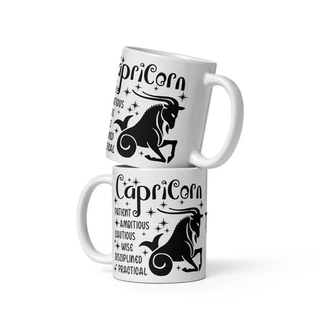 Capricorn Zodiac Positive Traits 11 oz Mug - https://ascensionemporium.net