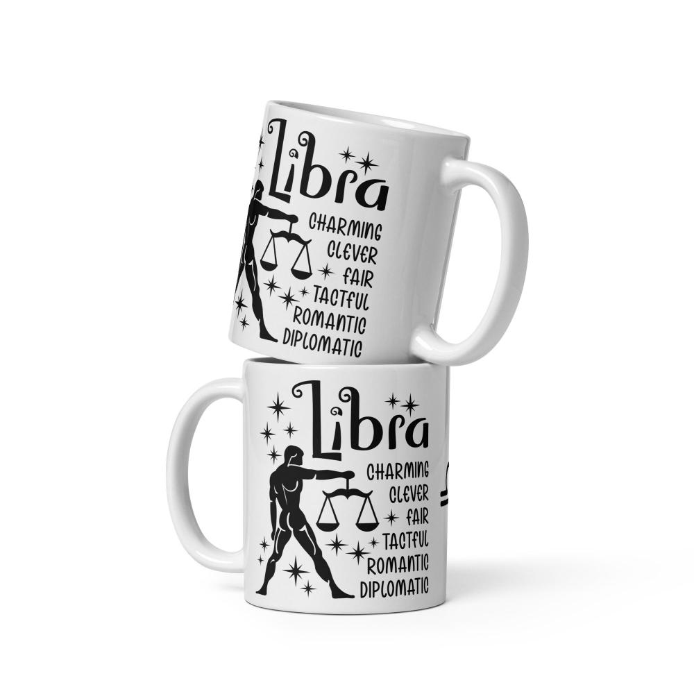 Libra Zodiac Positive Traits 11 oz Mug - https://ascensionemporium.net