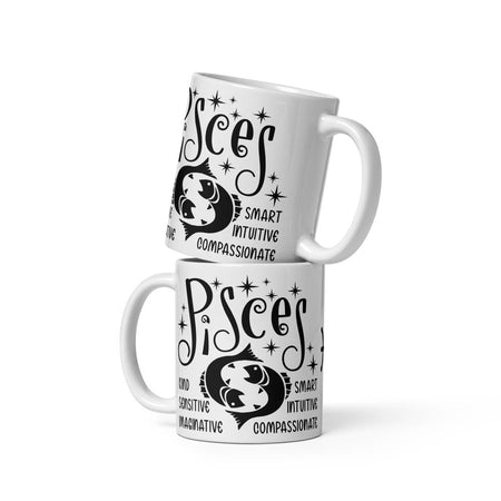 Pisces Zodiac Positive Traits 11 oz Mug - https://ascensionemporium.net