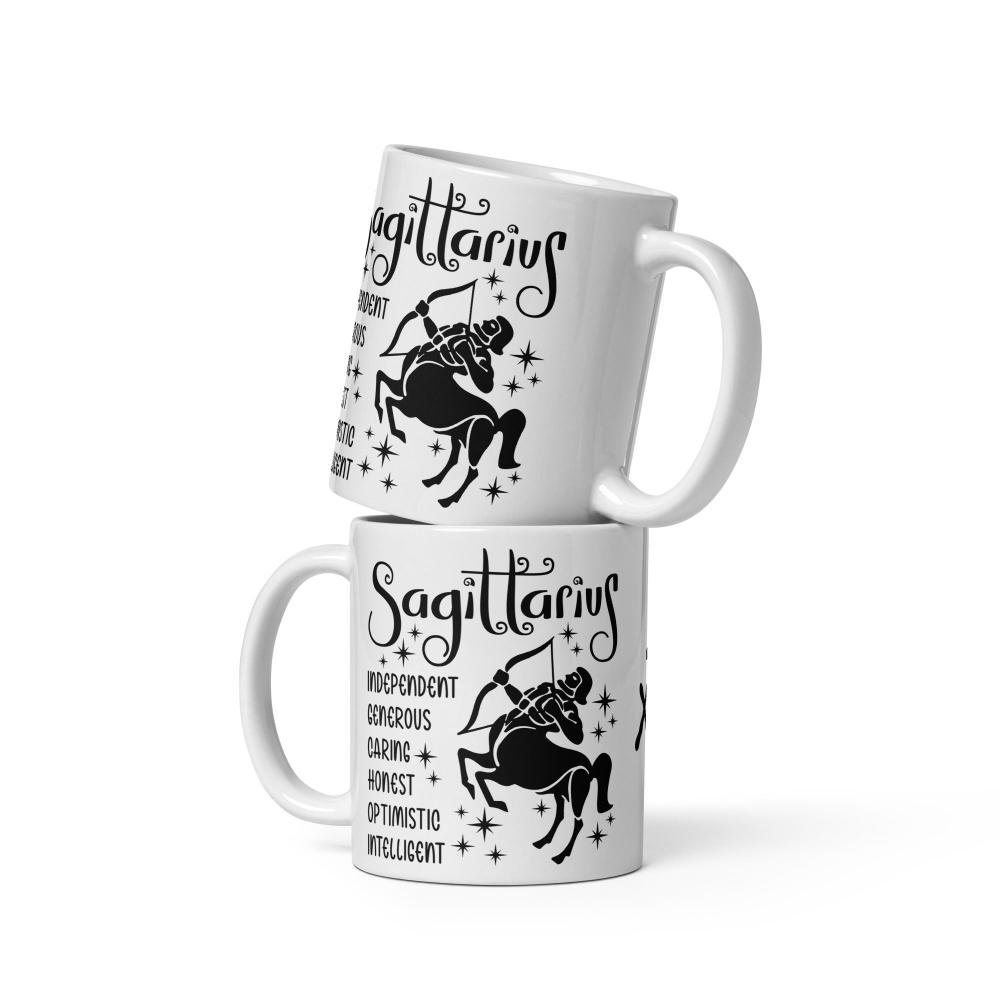 Sagittarius Zodiac Positive Traits 11 oz Mug - https://ascensionemporium.net