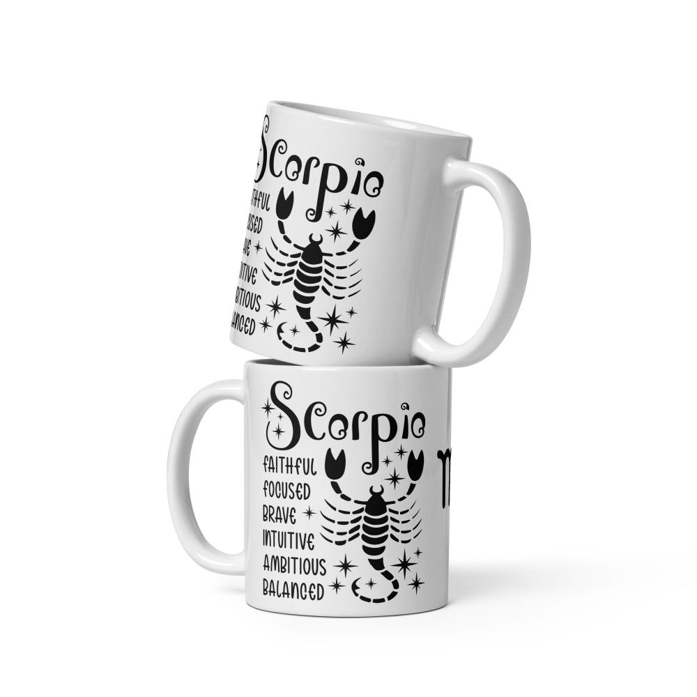 Scorpio Zodiac Positive Traits 11 oz Mug - https://ascensionemporium.net