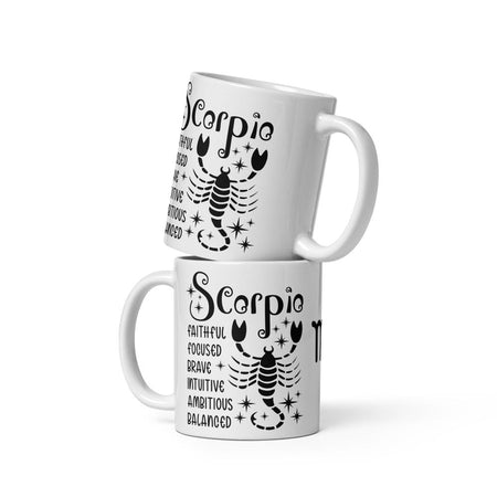 Scorpio Zodiac Positive Traits 11 oz Mug - https://ascensionemporium.net