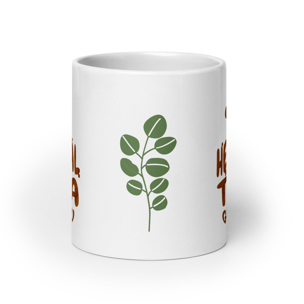 Herbal Tea Guru 20 oz Mug - White Color - https://ascensionemporium.net 