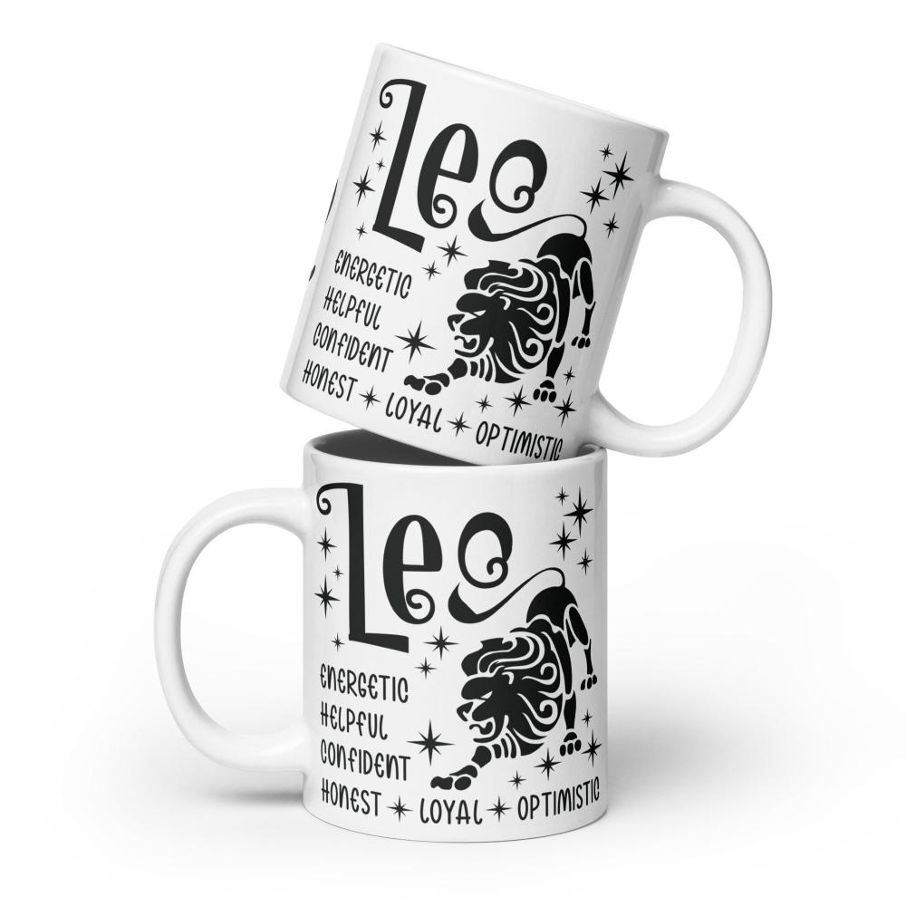 Leo Zodiac Positive Traits 20 oz Mug - https://ascensionemporium.net