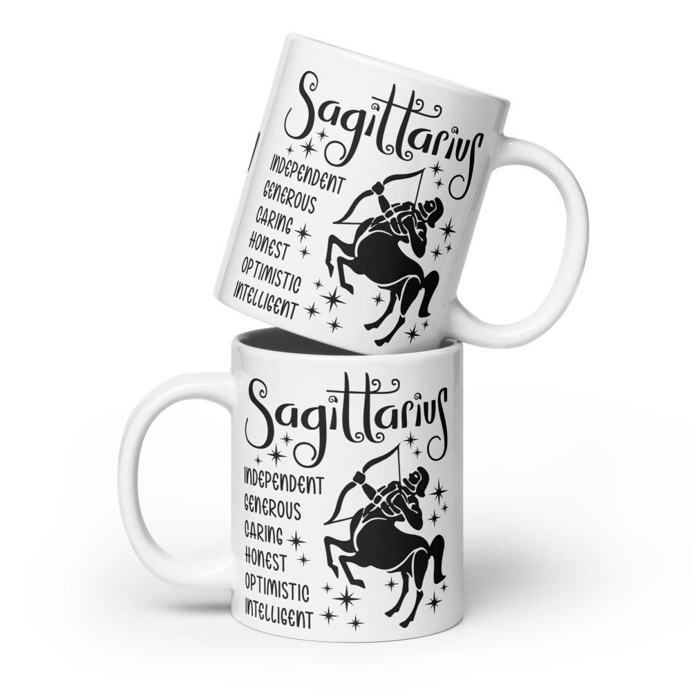 Sagittarius Zodiac Positive Traits 20 oz Mug - https://ascensionemporium.net