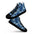True Blue Floral Women’s High Top Sneakers - Black Color - https://ascensionemporium.net