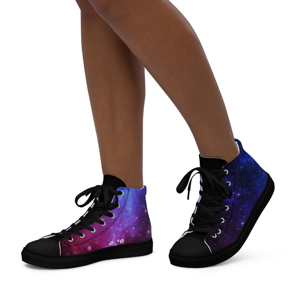 Dark Matter Women’s High Top Sneakers - https://ascensionemporium.net