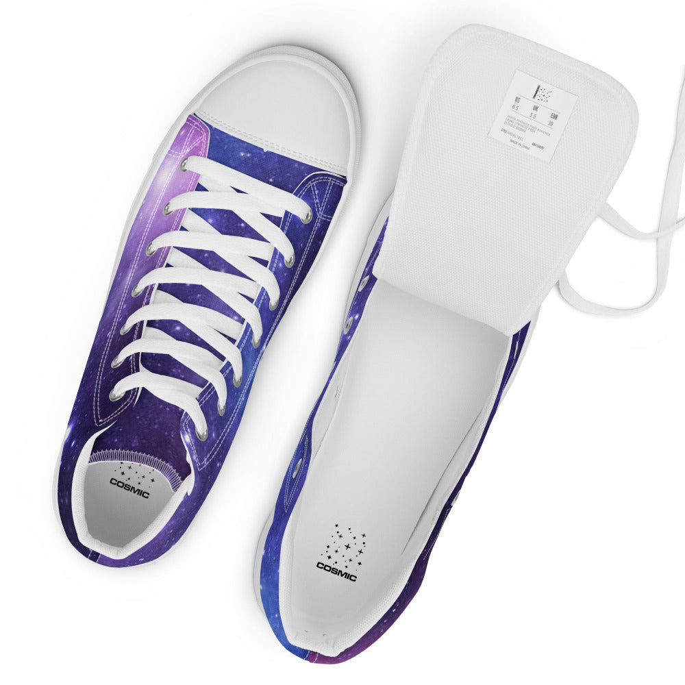 Cosmic Women’s High Top Sneakers - https://ascensionemporium.net