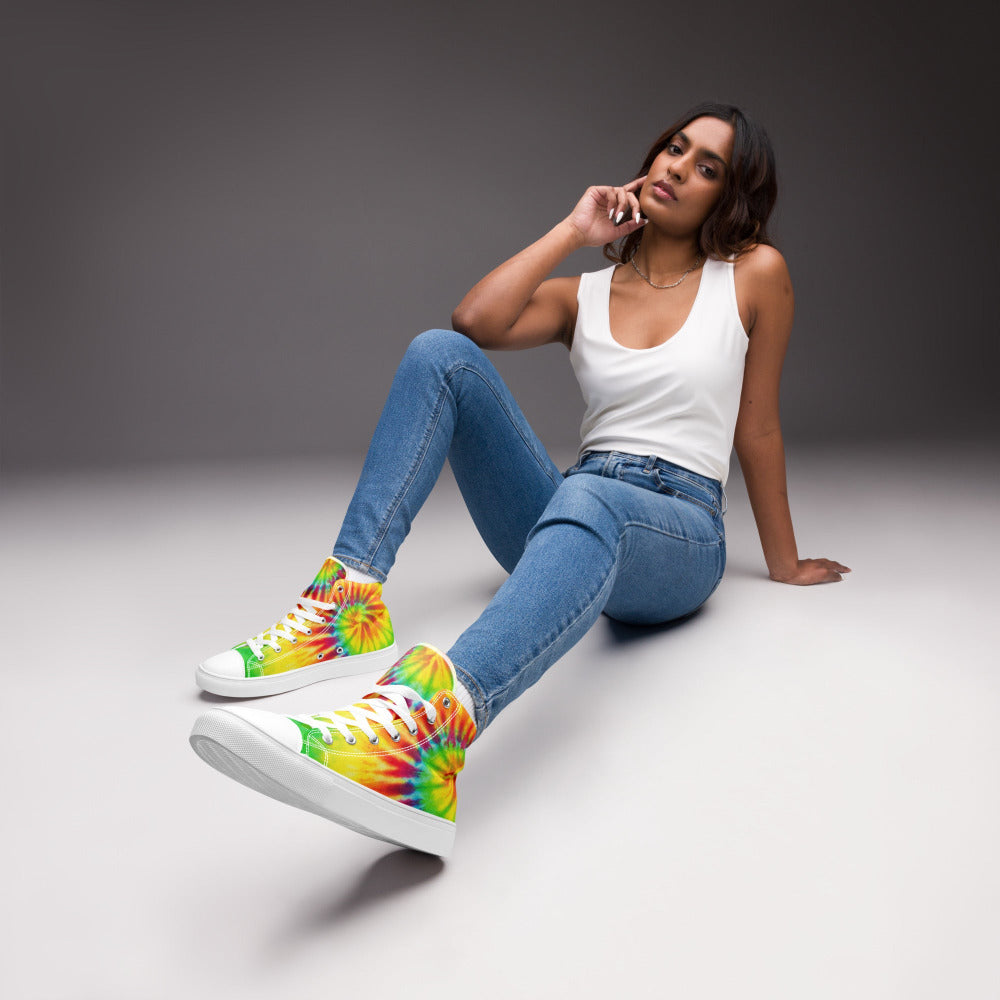 Fractality Women’s High Top Sneakers - https://ascensionemporium.net