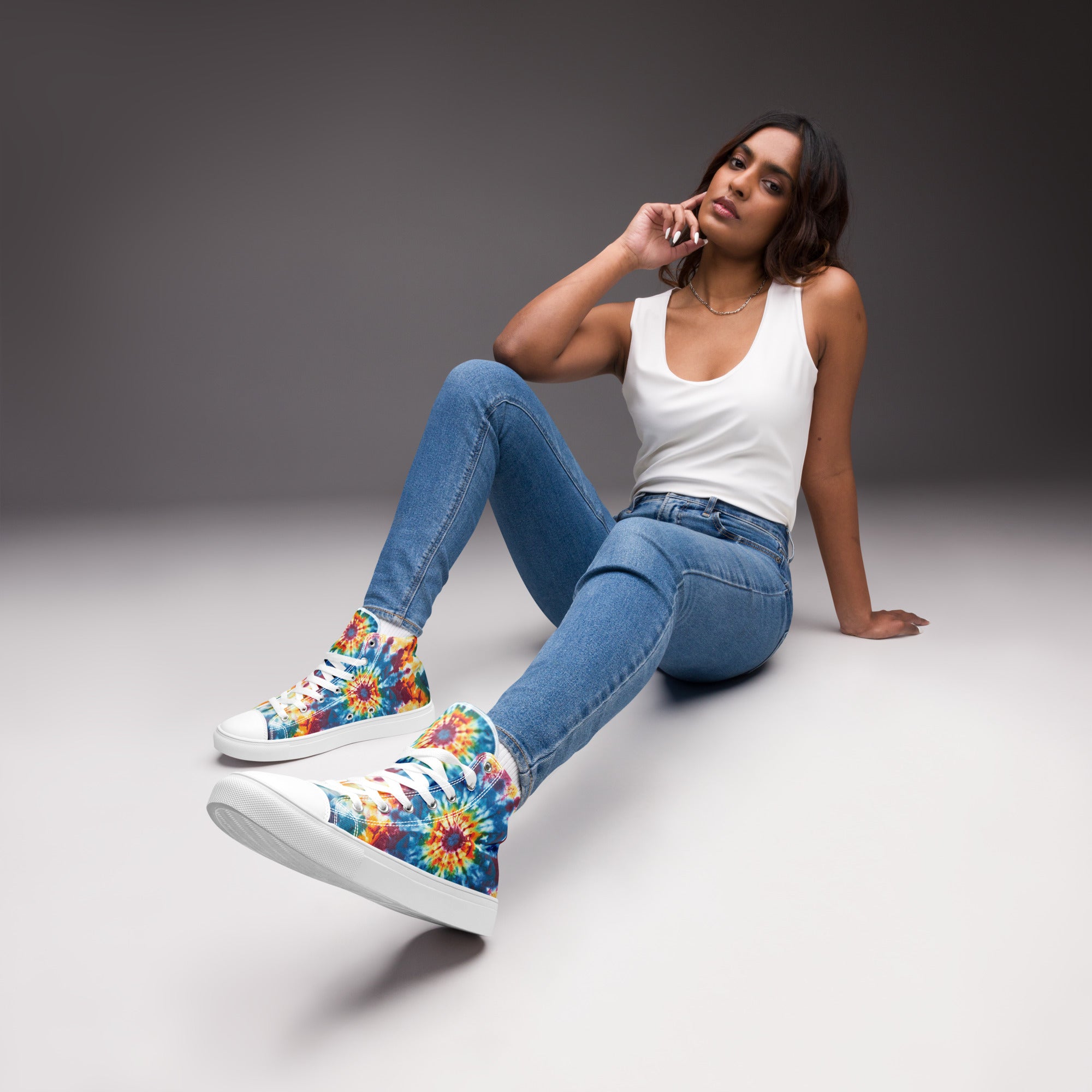 Starflower Women’s High Top Sneakers - https://ascensionemporium.net