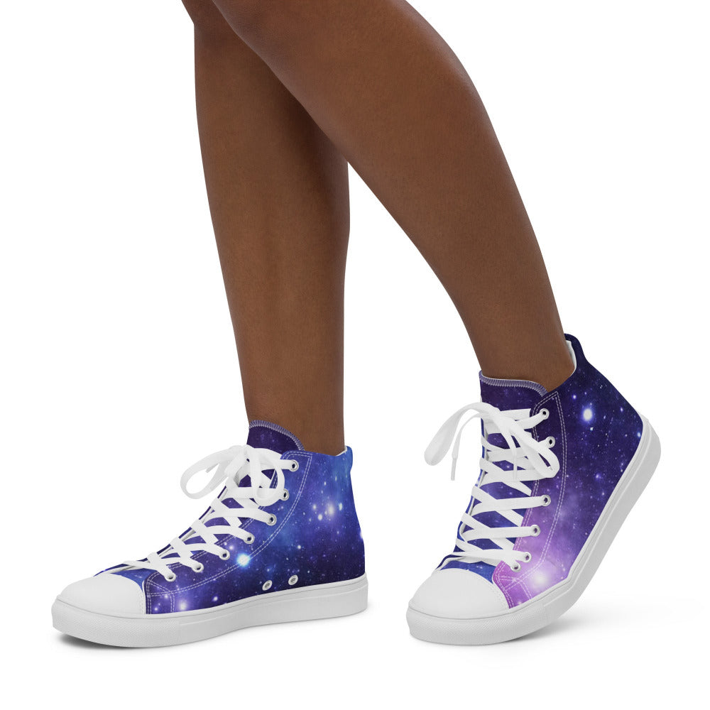 Cosmic Women’s High Top Sneakers - https://ascensionemporium.net