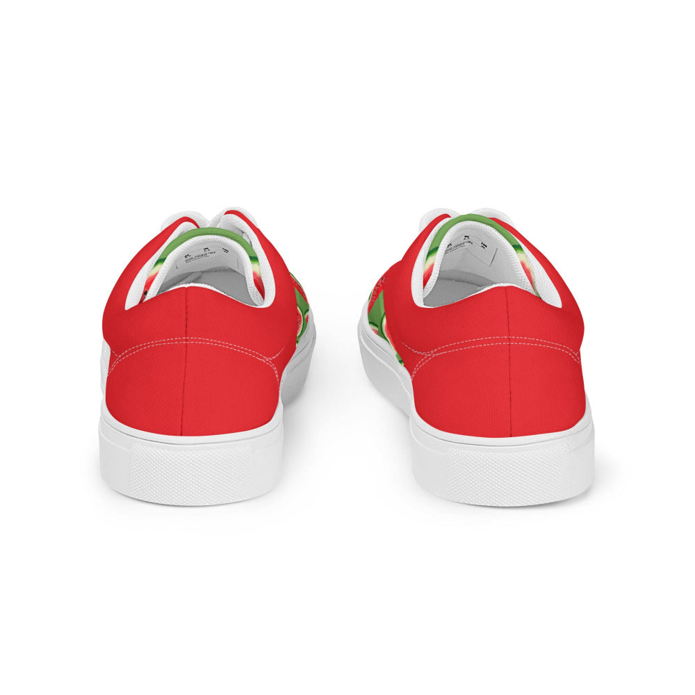 Watermelon Womens Canvas Sneakers - https://ascensionemporium.net