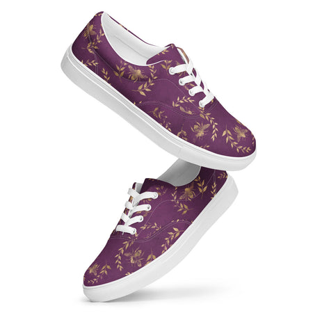 Glory Bee Women’s Canvas Sneakers - Majestic Purple Color - https://ascensionemporium.net