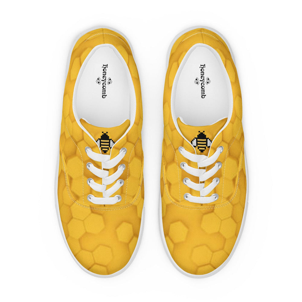 Honeycomb Women’s Canvas Sneakers - https://ascensionemporium.net