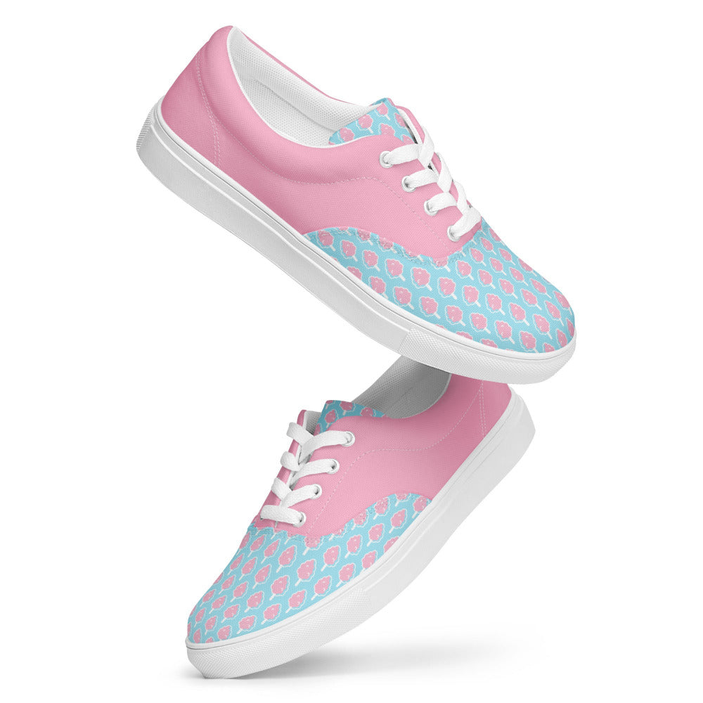 Cotton Candy Womens Canvas Sneakers - https://ascensionemporium.net