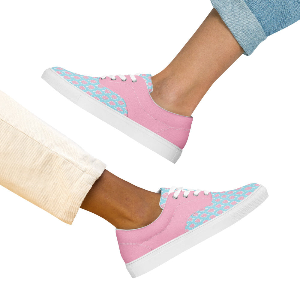 Cotton Candy Womens Canvas Sneakers - https://ascensionemporium.net
