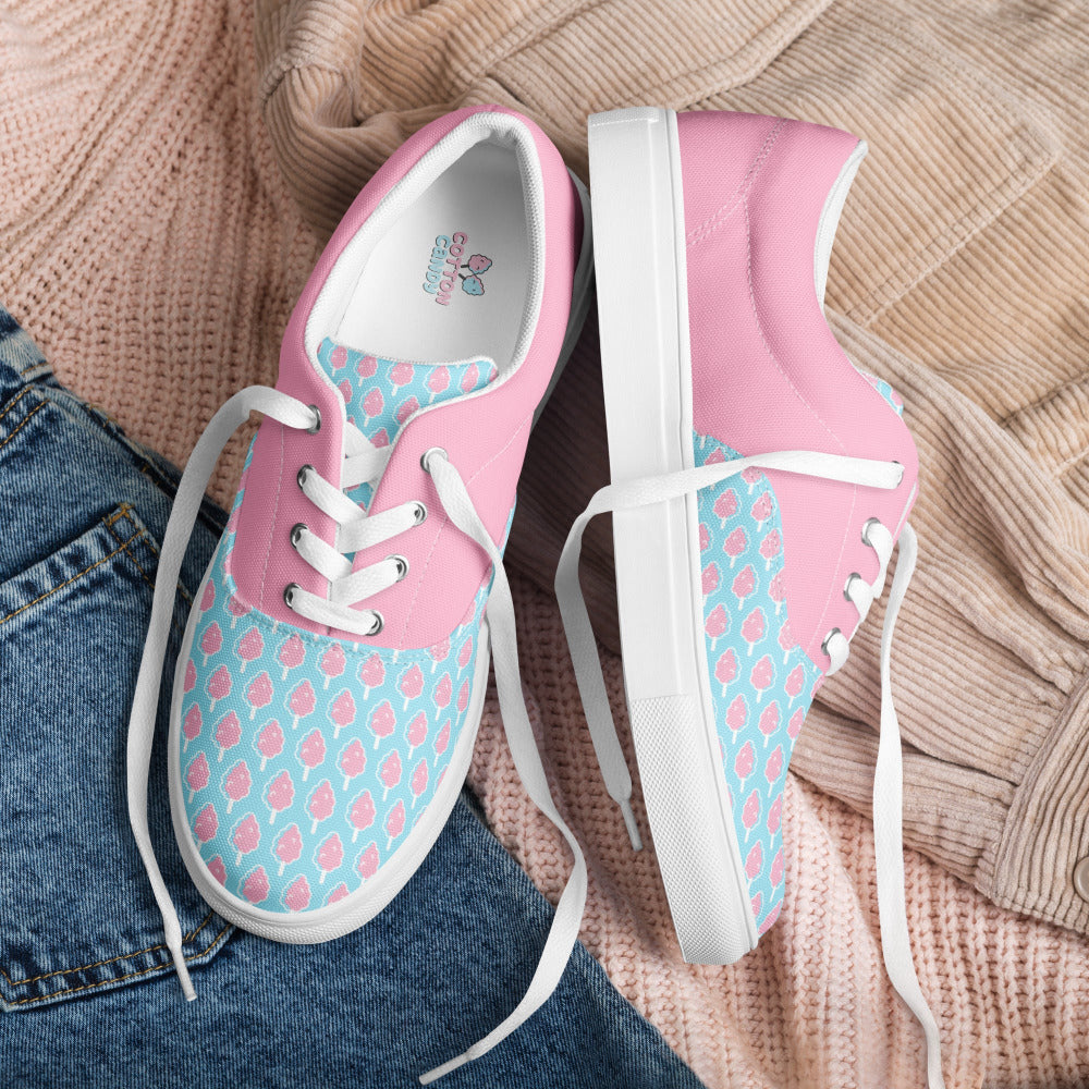 Cotton Candy Womens Canvas Sneakers - https://ascensionemporium.net