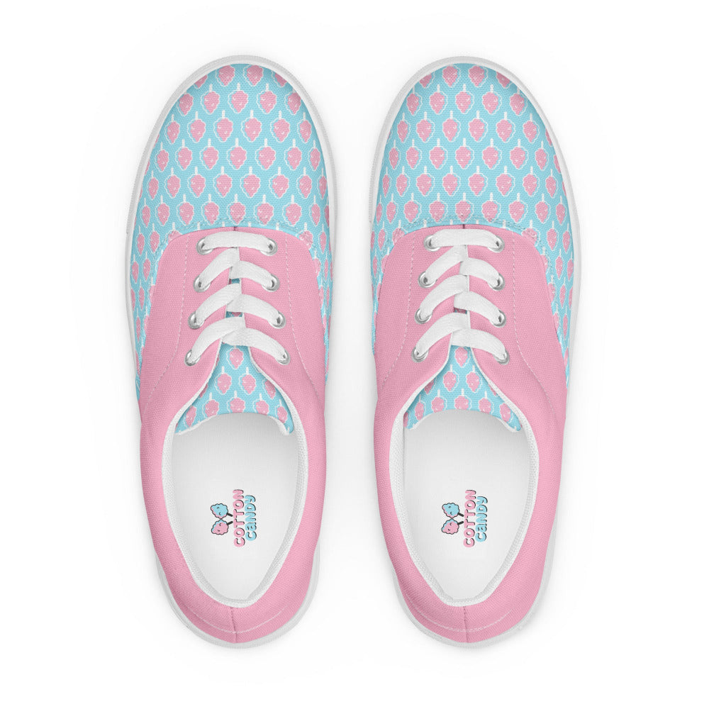 Cotton Candy Womens Canvas Sneakers - https://ascensionemporium.net