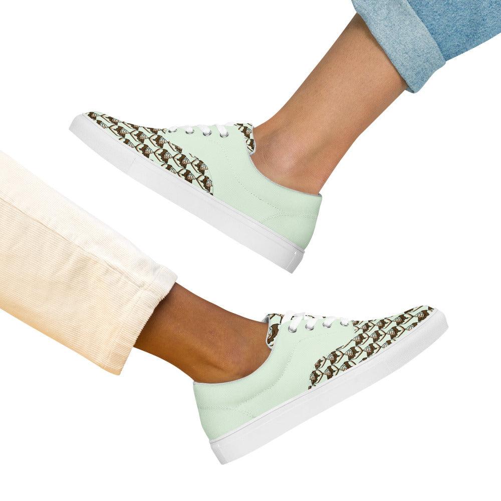 Lime Cream Mocha Mousse Women's Sneakers - https://ascensionemporium.net