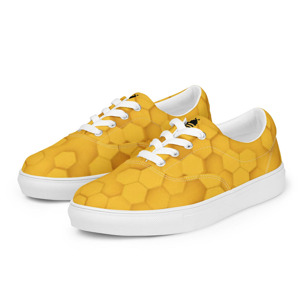 Honeycomb Women’s Canvas Sneakers - https://ascensionemporium.net