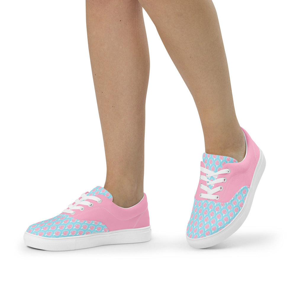 Cotton Candy Womens Canvas Sneakers - https://ascensionemporium.net