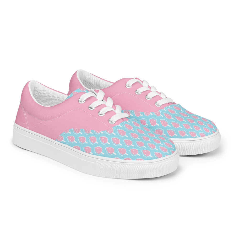 Cotton Candy Womens Canvas Sneakers - https://ascensionemporium.net