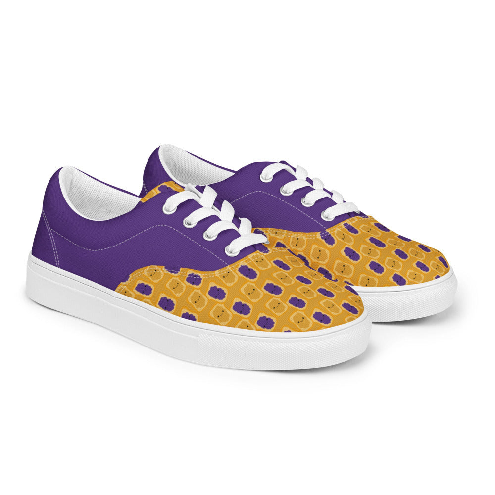 Peanut Butter and Jelly Womens Canvas Sneakers - https://ascensionemporium.net