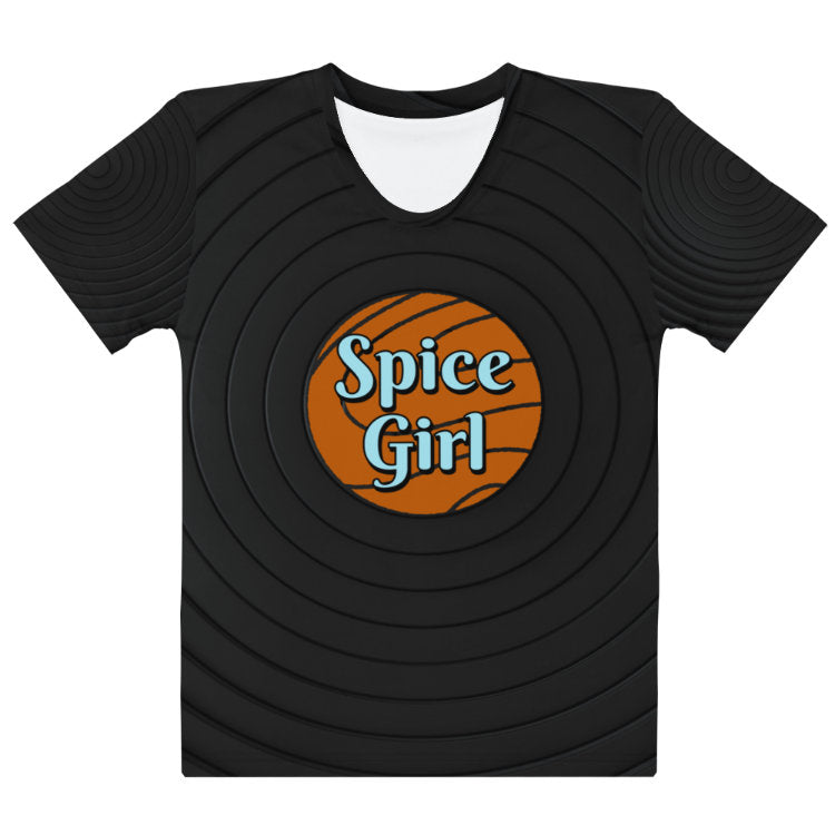 Dune - Spice Girl Women's T-Shirt Front - Fremen Stillsuit Print by https://ascensionemporium.net