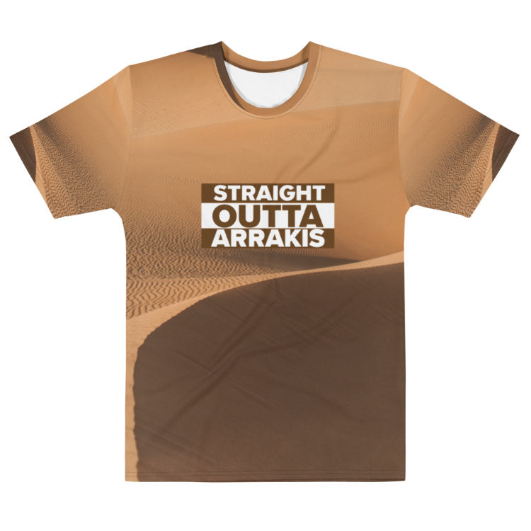 Dune Straight Outta Arrakis Men's All-Over Print TShirt Front - https://ascensionemporium.net